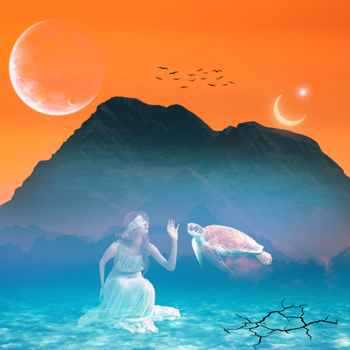 I wish you a wonderful day ❤️
#sunset #underwater #turtle #woman #mountain #planet #moon #star #birds #surreal #surrealism #fantasy #imagination #orient_arts #madewithpicsart #heypicsart #local #masterstoryteller #picsartmaster #papics #picsart @picsart

Original photo is license free and from Unsplash, Pexels, Pixabay or ai created.